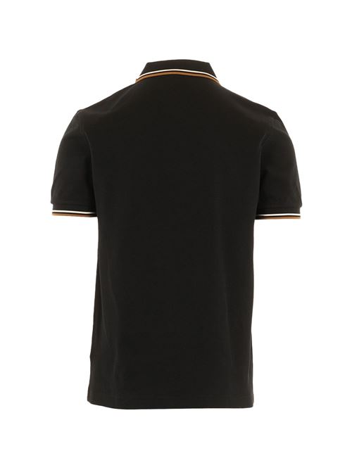 Polo uomo M3600 manica corta nero/beige FRED PERRY | M3600P69